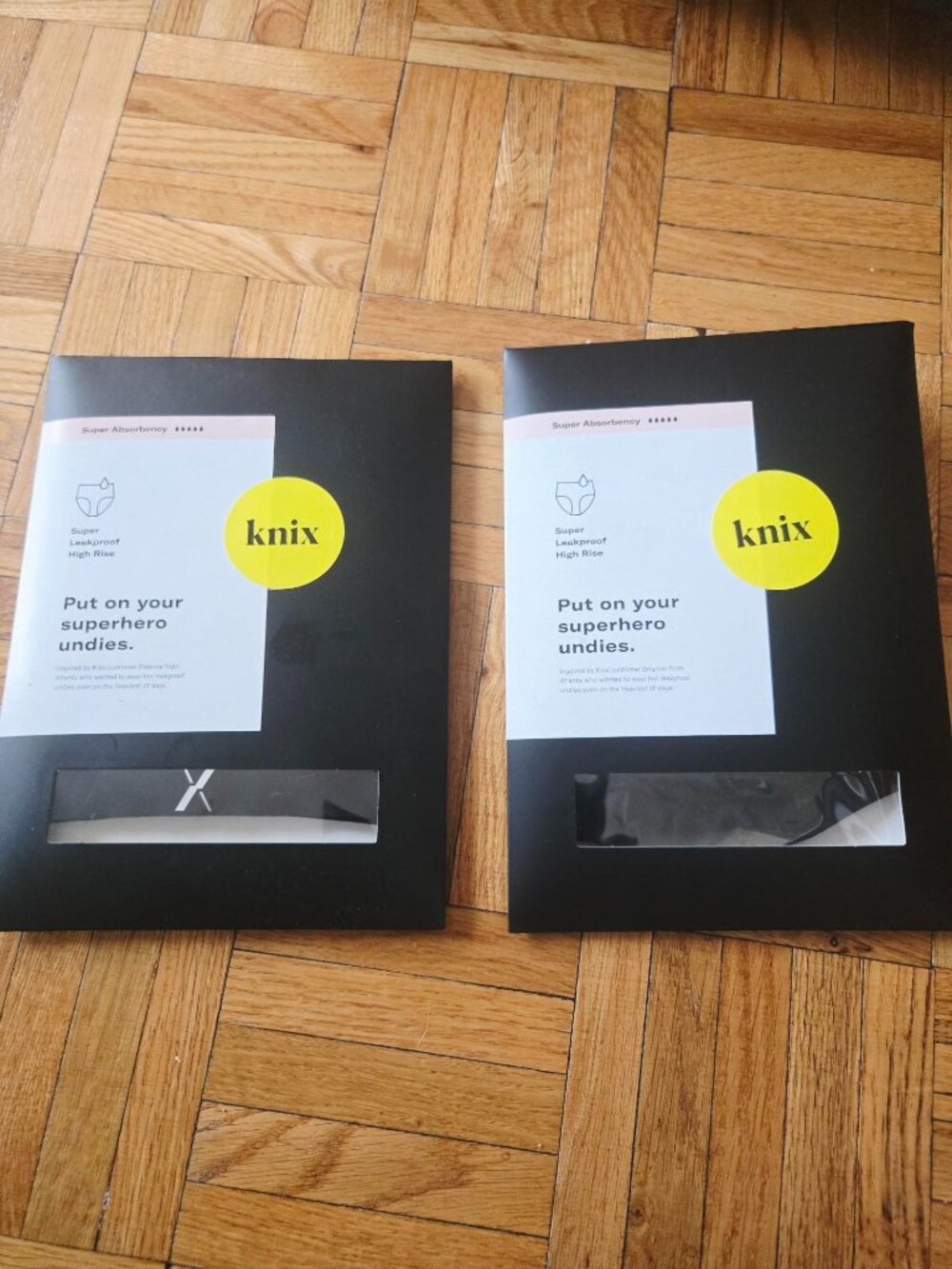 2 culottes pré menstruelles taille L